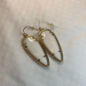 Kendra Scott Sky/Skylar Earrings Gold/White Pearl